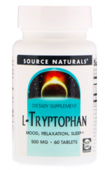 Source Naturals L-Триптофан 500 мг (60 табл)
