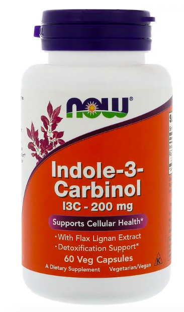 Now Индол 3-Карбинол 200 мг (60 капс)