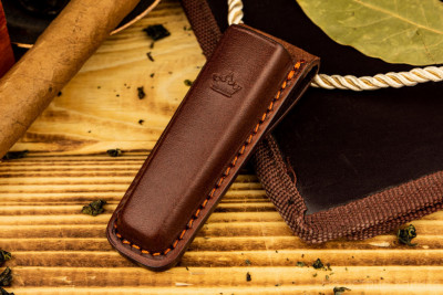 Кожаные ножны Gent коричневые