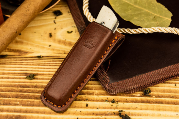 Кожаные ножны Gent коричневые