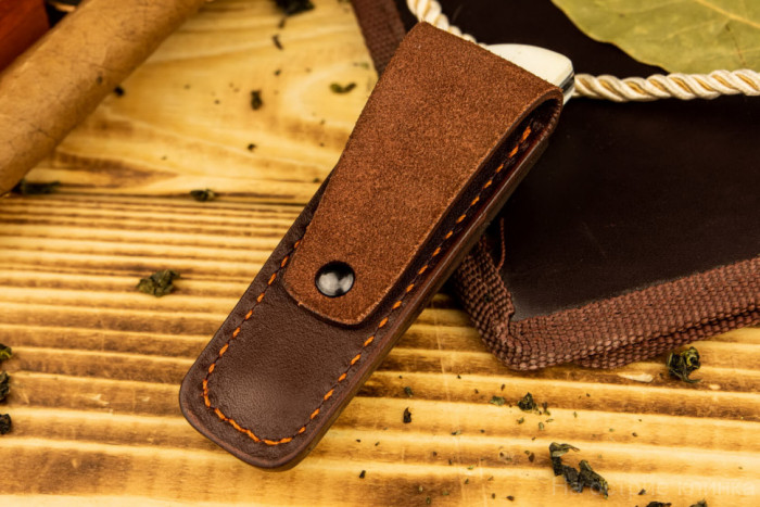Кожаные ножны Gent коричневые