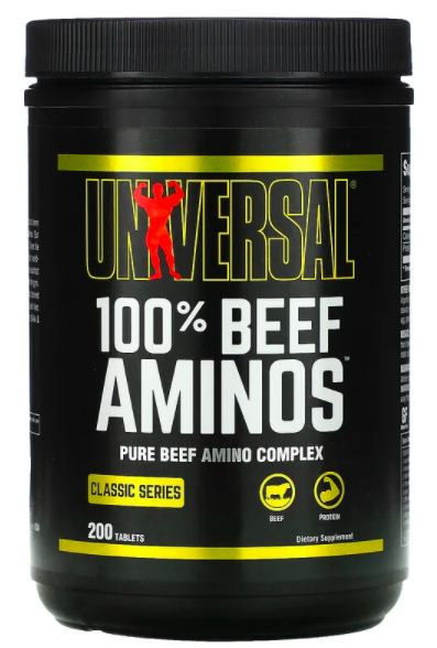 Universal Nutrition 100% Beef Aminos (200 таб)