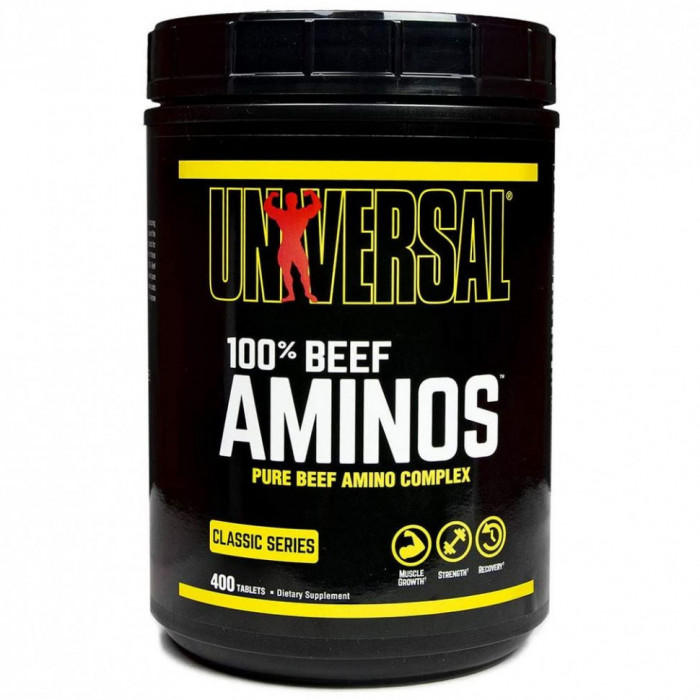 Universal Nutrition 100% Beef Aminos (200 таб)