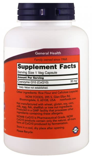 NOW CoQ10 30 mg (240 вег кап)
