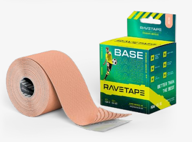 Кинезиотейп RaveTAPE BASE 5 см Х 5 м