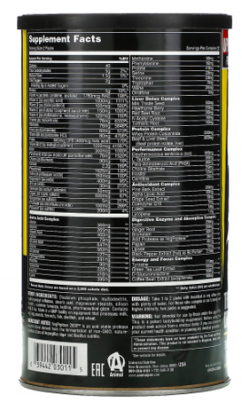 Universal Nutrition Animal Pak (44 пак) (Замятие на банке)