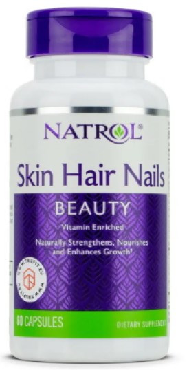 Natrol Skin Hair & Nails с Лютеином (60 капс)
