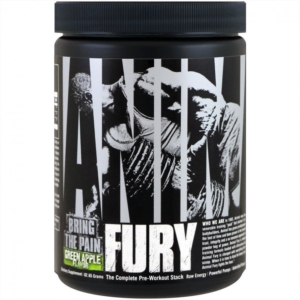 Universal Nutrition Предтренировочный комплекс Animal Fury (82,65 гр)