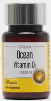 Витамин Д3 Ocean vitamin D3 10 000 ME Orzax (50 капс)