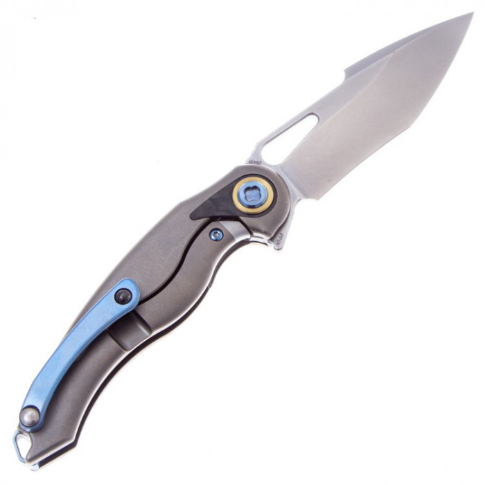 Складной нож Rike Knife Unicorn, сталь M390, рукоять Red CF/Ti