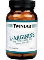 Twinlab L-Arginine 500mg (100 кап)