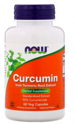 NOW Foods CURCUMIN Extract 95% 665 мг (60 капс)