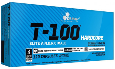 Тестостероновый бустер Olimp T-100 Hardcore (120 капс)