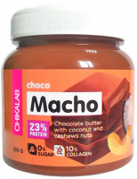 Шоколадная паста с кокосом и кешью CHIKALAB CHOCO MACHO (250 гр)