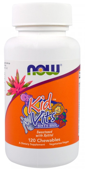 KID VITS (детские мультивитамины) 120 таб. NOW