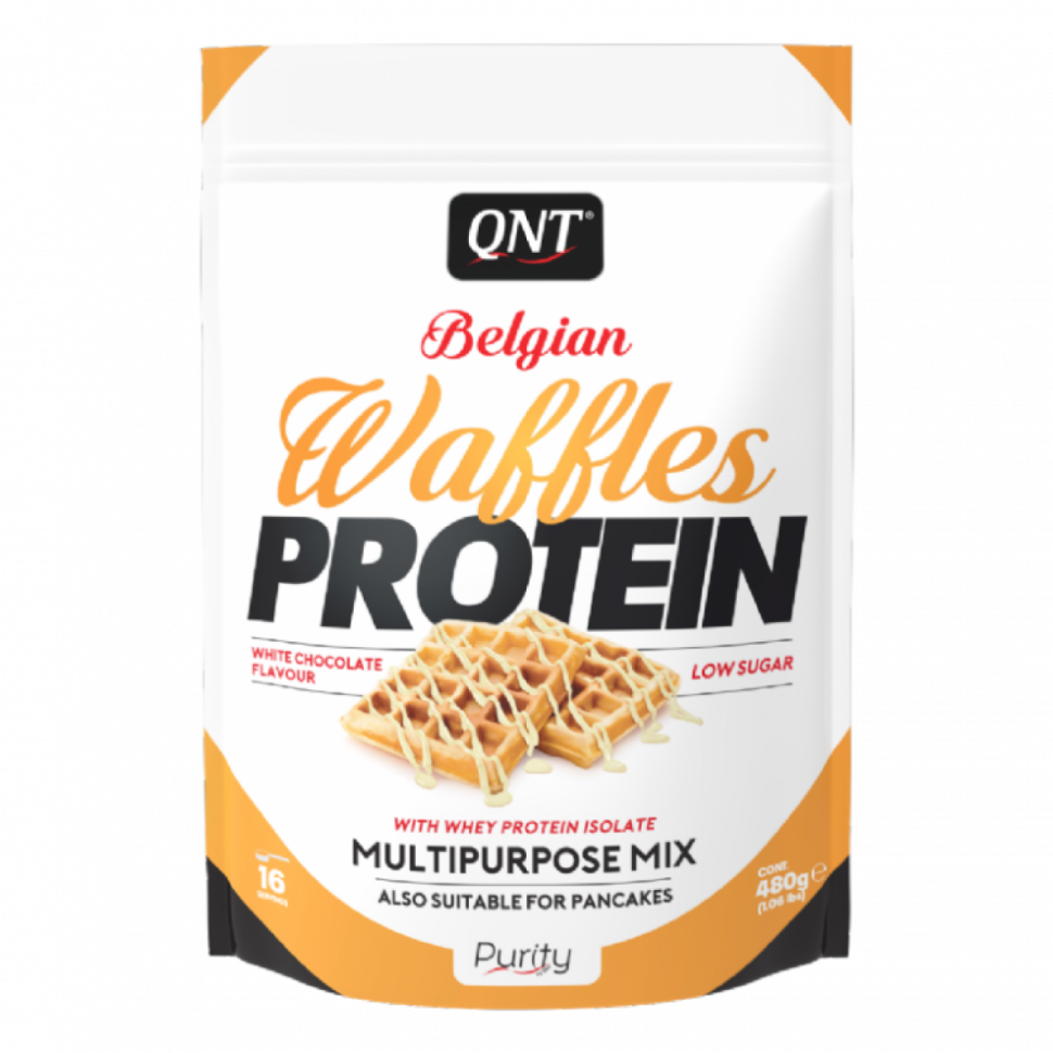 Протеиноые вафли QNT Waffles Protein (480 г)