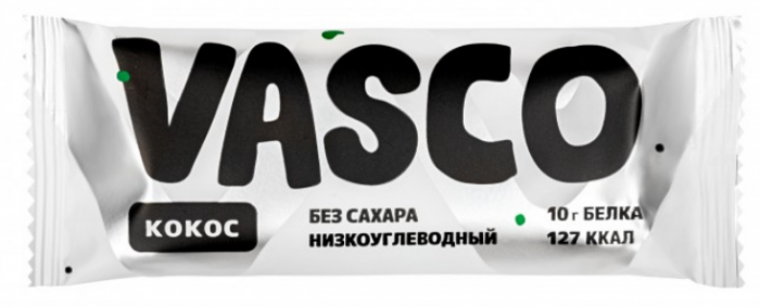Низкоуглеводный батончик VASCO в глазури (40 гр)