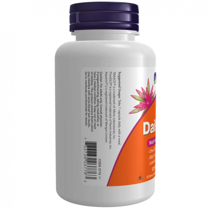 Мультивитамины Daily Vits Multi NOW (120 вег капс)