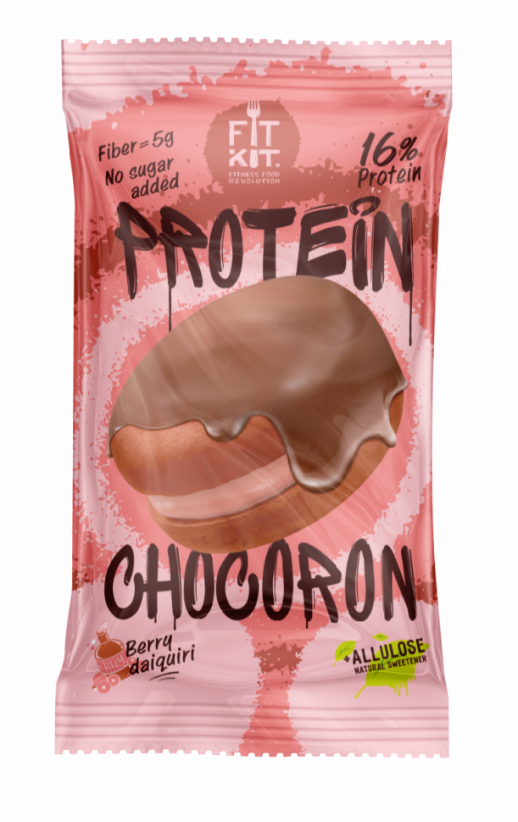 Протеиновые Макарон в шоколаде FIT KIT CHOCORON (30 г)