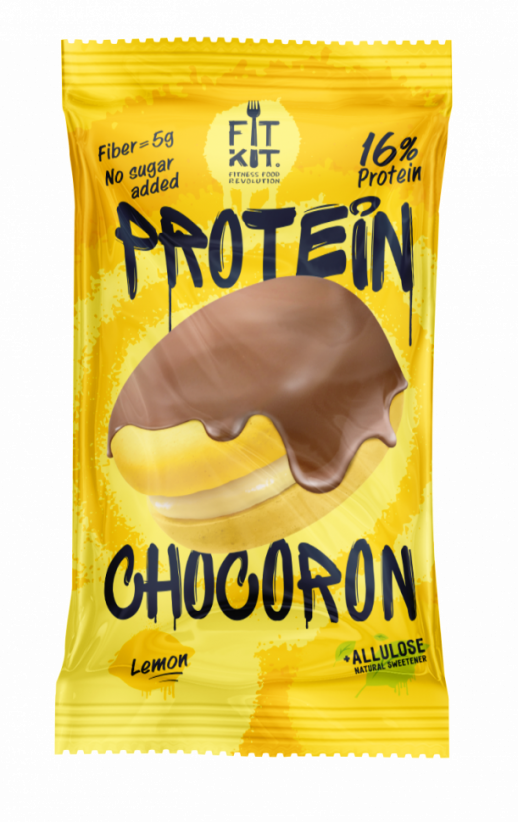 Протеиновые Макарон в шоколаде FIT KIT CHOCORON (30 г)