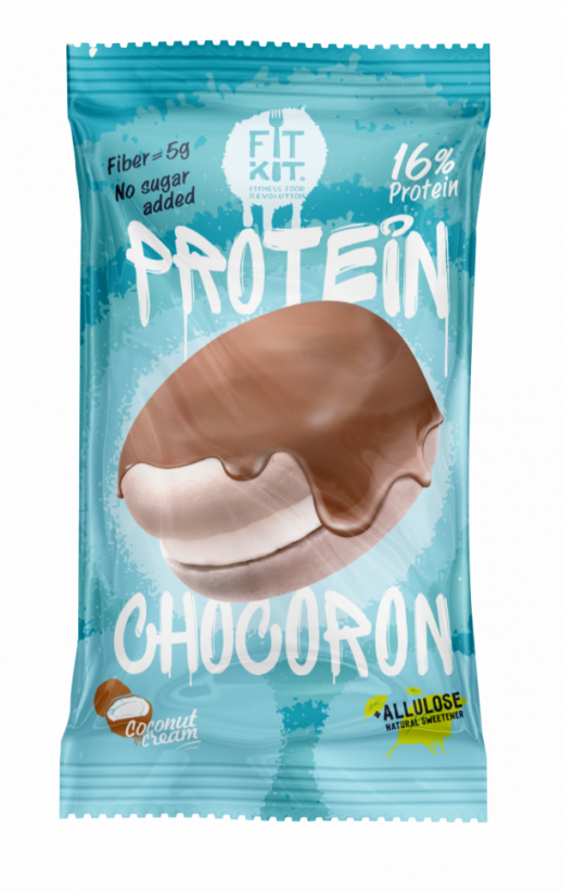 Протеиновые Макарон в шоколаде FIT KIT CHOCORON (30 г)
