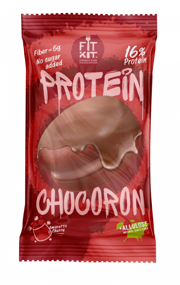 Протеиновые Макарон в шоколаде FIT KIT CHOCORON (30 г)