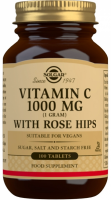 Solgar Vitamin C 1000 mg with Rose Hips (100 таб)