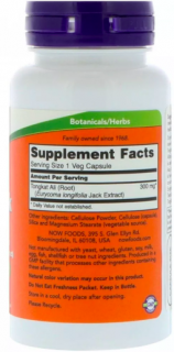 TestoJack 300 (тестобустер) 60 капсул NOW Foods