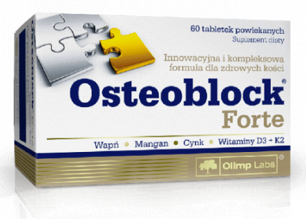 Osteoblock Forte (для суставов, кальций, цинк, магний, витамин D) 60 таблеток Olimp