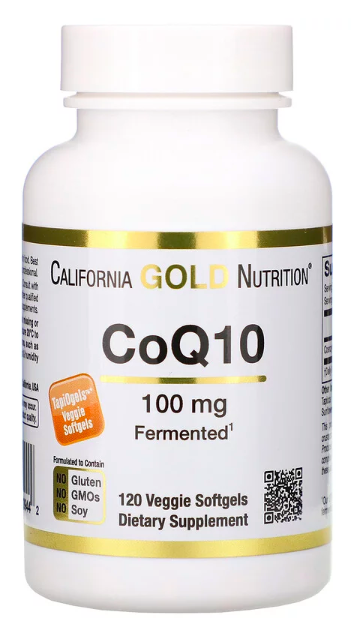 California Gold Nutrition CoQ10 100mg (120 кап)