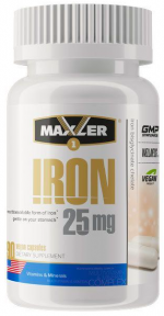Maxler Iron (Железо) 25 mg Vegetable Capsules
