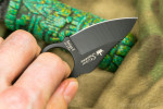 Шейный нож Amigo X AUS-8 Black Titanium