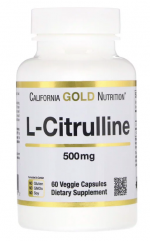 California Gold Nutrition L-Citrulline 500 mg (60 кап)