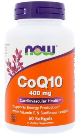 CoQ10 400 mg NOW (30 капс)