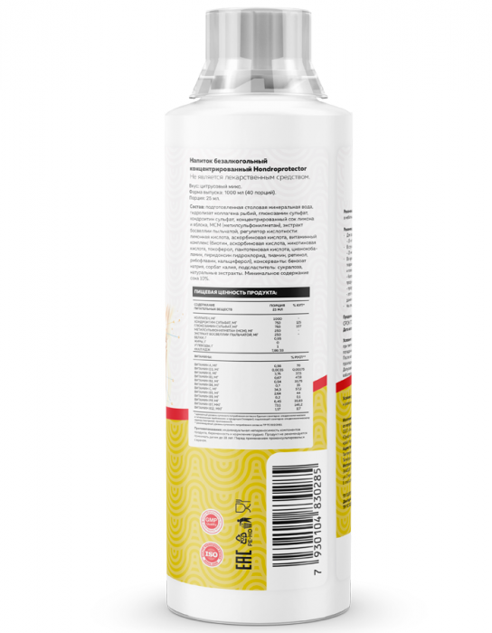 Хондропротектор HONDRO Protektor MSM complex 1000 мл