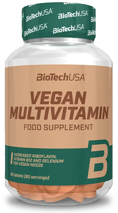 Витамины для веганов Vegan Multivitamin BioTechUSA (60 таб)