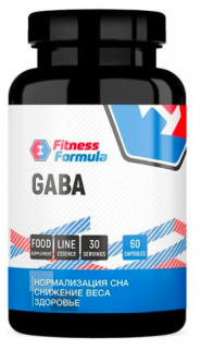 ГАБА (GABA), 750 мг, 120 капс Fitness Formula