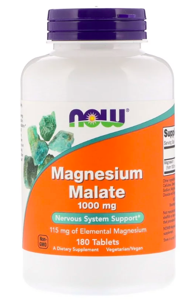 Now Magnesium Malate (180 табл)