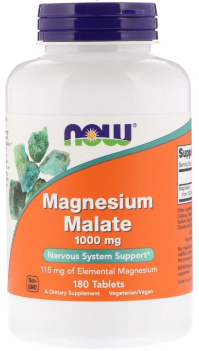 Now Magnesium Malate (180 табл)