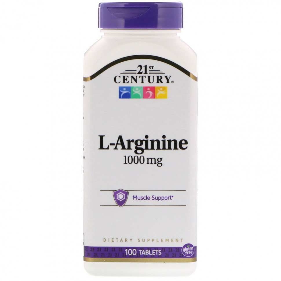 21 Century L-Arginine (Аргинин) 1000 mg