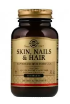 Кожа Ногти Волосы Solgar Skin Nails Hair Advanced MSM Formula