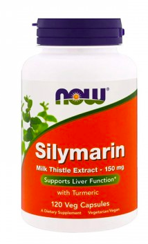 Milk Thistle (SILYMARIN) 150 мг (силимарин, расторопша) 60 растительных капсул NOW