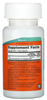 IRON 36MG FERROCHEL (железо) NOW Foods (90 вег капс)