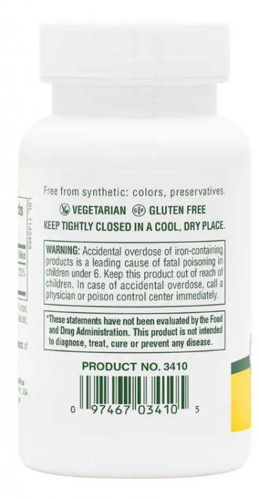 Железо Iron Nature's Plus 40 мг (90 таб)