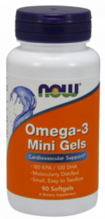 Omega-3 Mini Gels 180 EPA/120 DHA (90 капс)