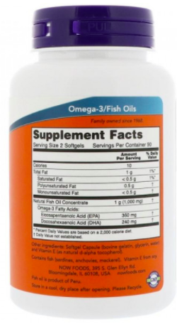 Omega-3 Mini Gels 180 EPA/120 DHA (90 капс)