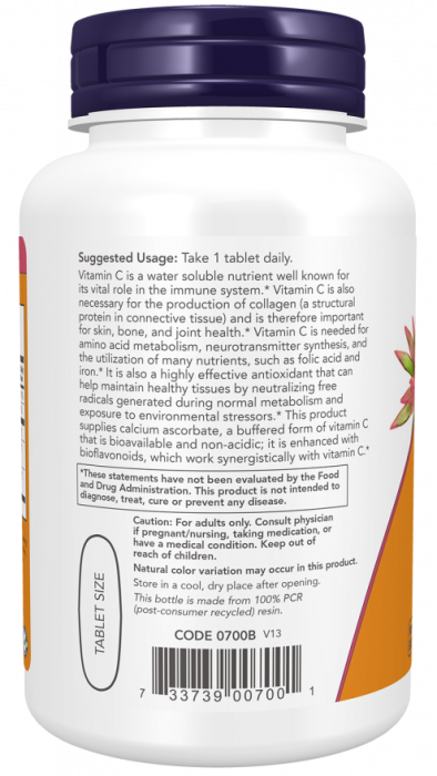 Витамин С 1000 Buffered Complex NOW (90 табл)