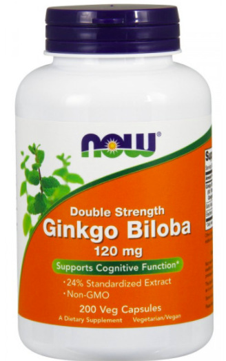 NOW Ginkgo Biloba 120 mg (200 кап)