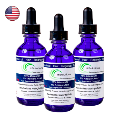 Миноксидил 15% iiSolutions 3 флакона
