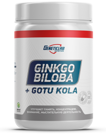 Geneticlab Ginkgo Biloba + Gotu Kola (60 капс)